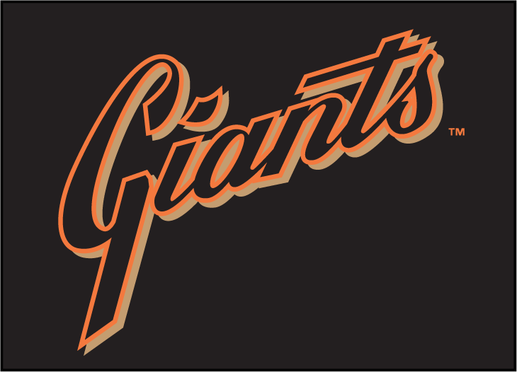 San Francisco Giants 2001-2006 Batting Practice Logo iron on transfers for T-shirts